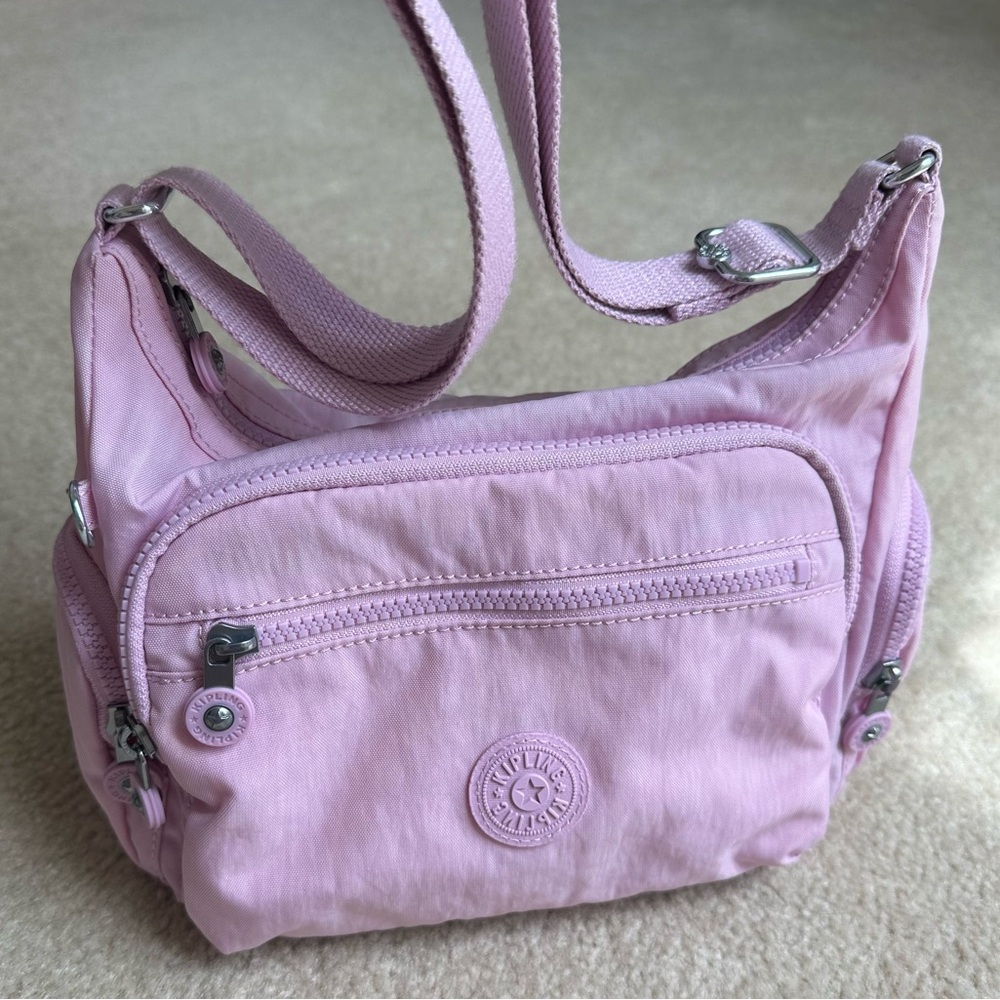 Kipling small Gabbie blooming pink